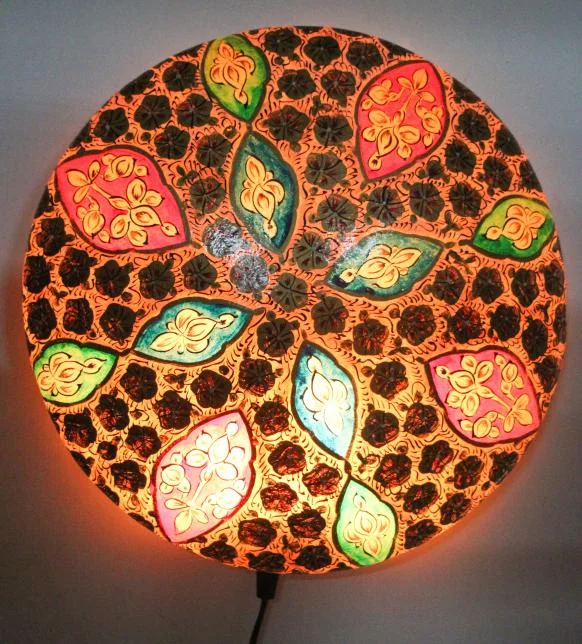 Camel Skin Wall Lamp (Plate) 12 inches