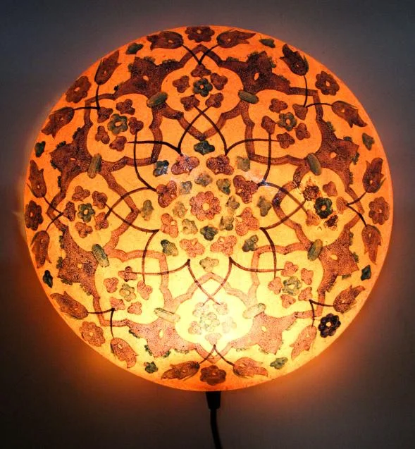 Camel Skin Wall Lamp (Plate) 12 inches