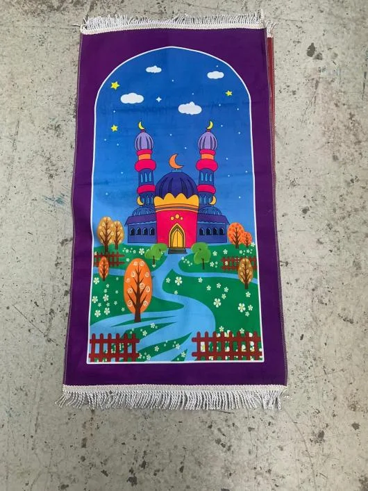 Kids Prayer Mat China Printed Design 50x90
