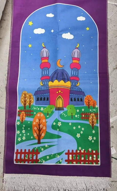 Kids Prayer Mat China Printed Design 50x90