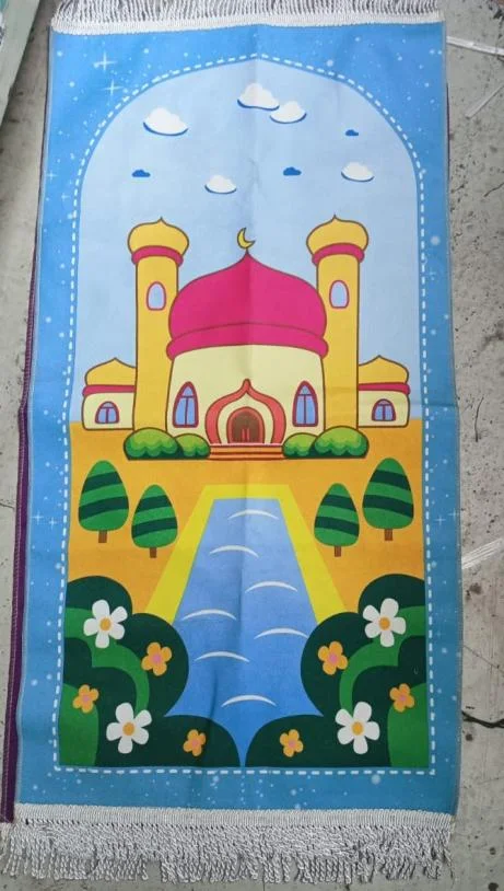 Kids Prayer Mat China Printed Design 50x90