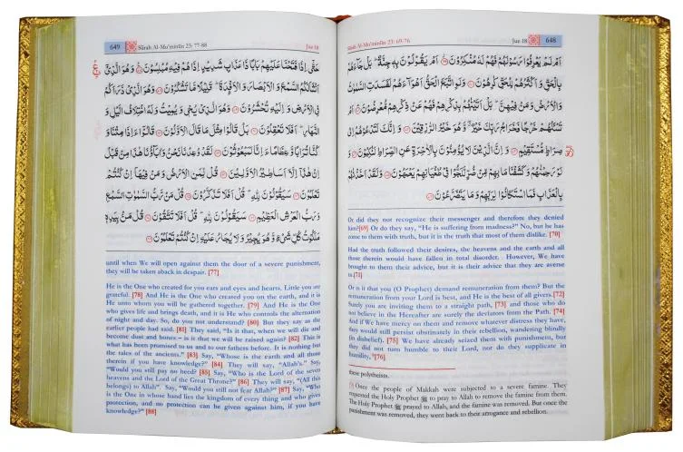 Noble Quran By Taqi Usmani Golden Binding