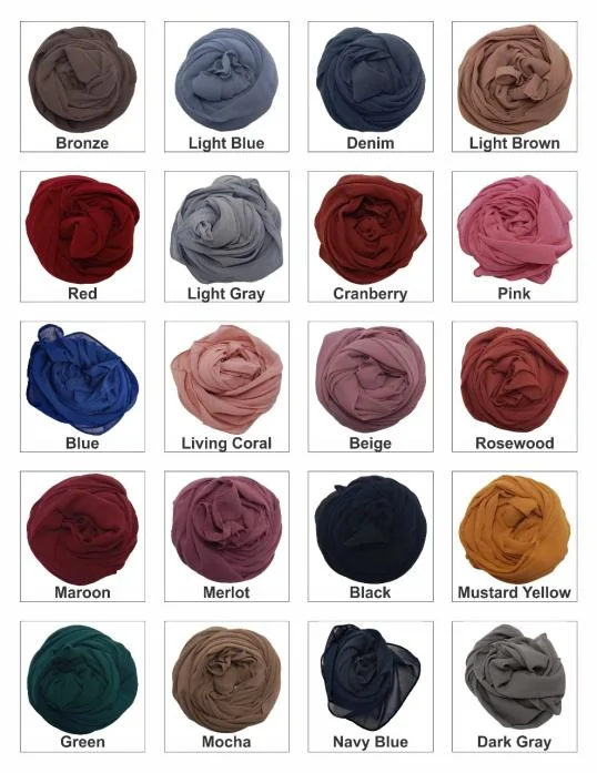 Chiffon Scarf 90x185cm