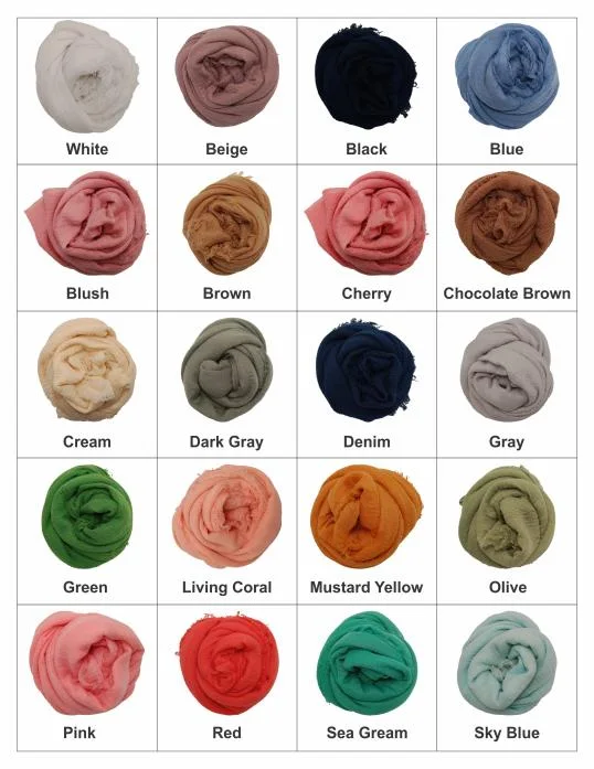 Viscose crinkle Scarf 90x180cm