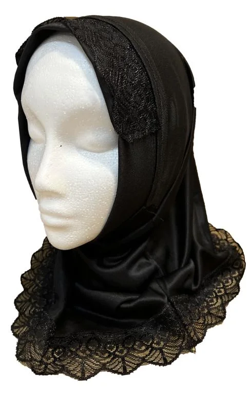 12 pcs White Plain Hijab Small