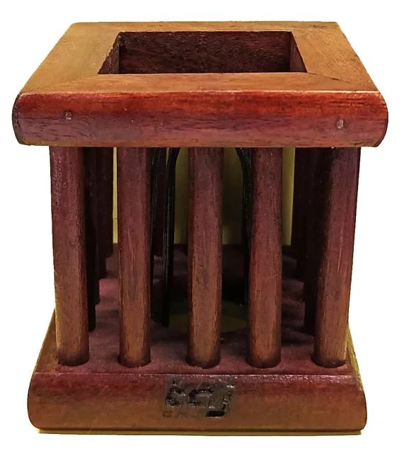 Wooden Night Light Basket 