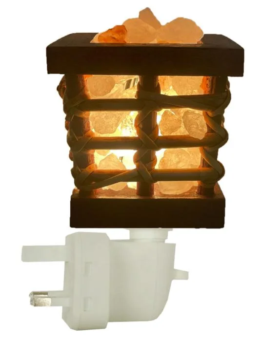Wooden Night Light Basket 