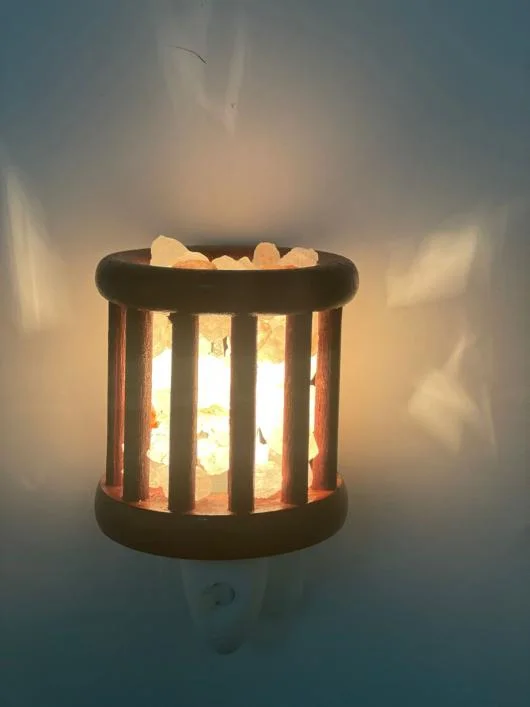 Wooden Night Light Basket 