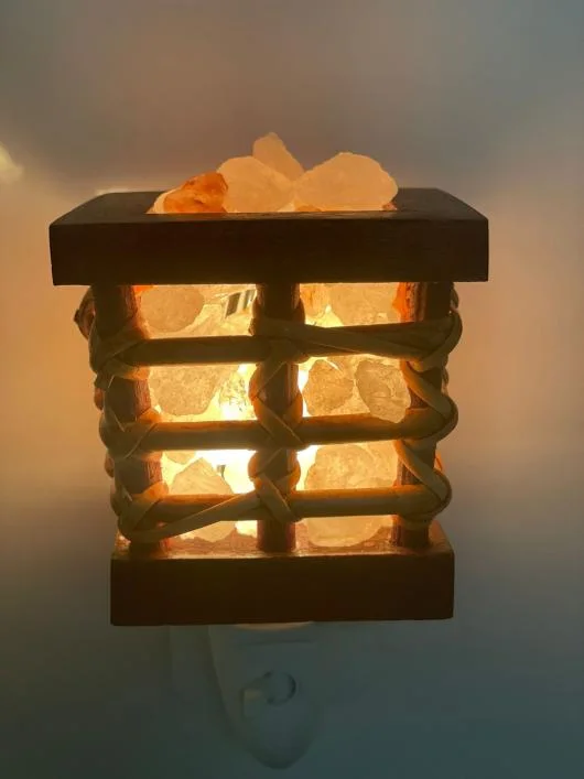 Wooden Night Light Basket 