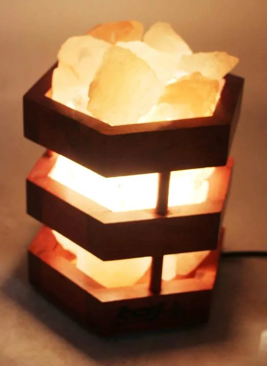 Wooden Hexagonal Basket