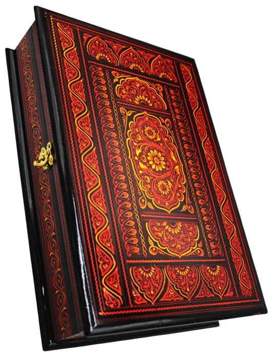 Naqashi  Wooden (without Rahail ) Box 9x13 inches