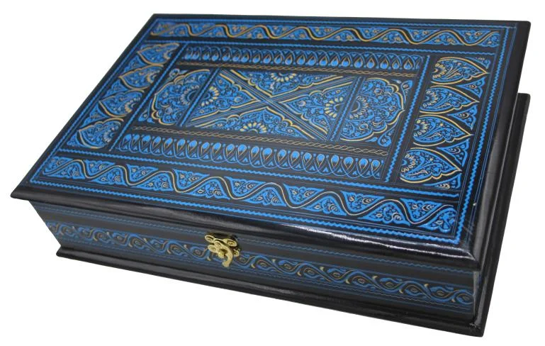 Naqashi  Wooden (without Rahail ) Box 9x13 inches