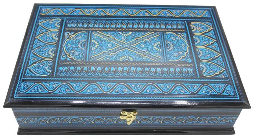 Naqashi  Wooden (without Rahail ) Box 9x13 inches