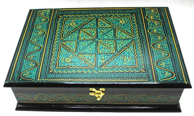 Naqashi  Wooden (without Rahail ) Box 9x13 inches