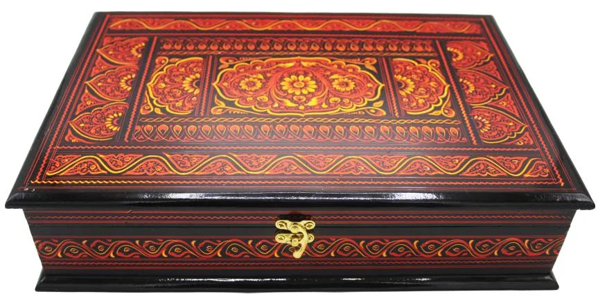Naqashi  Wooden (without Rahail ) Box 9x13 inches