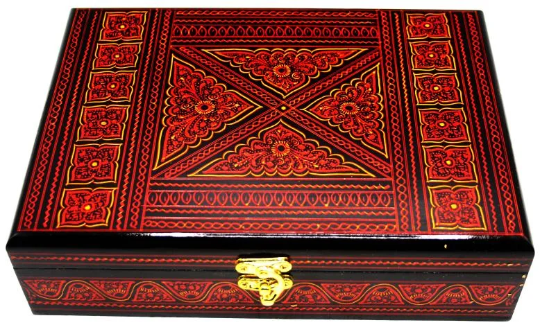 Wooden Naqashi Box 7x10 inches