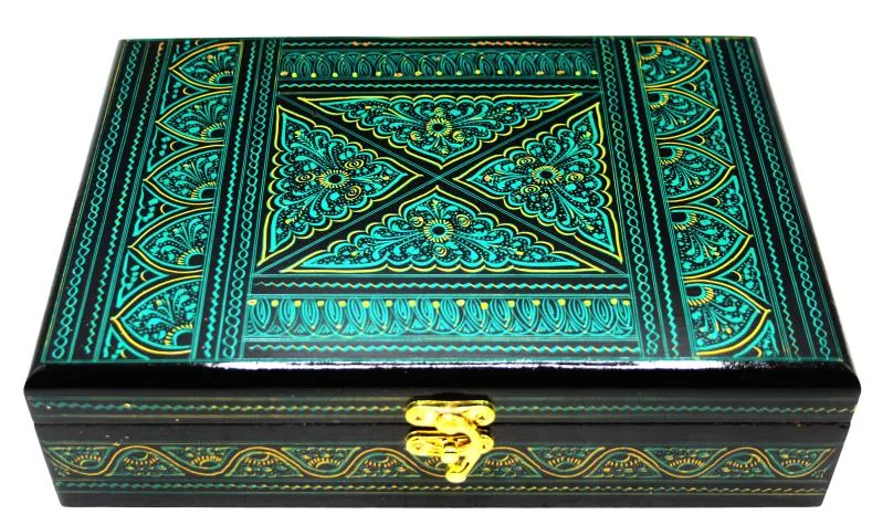 Wooden Naqashi Box 7x10 inches