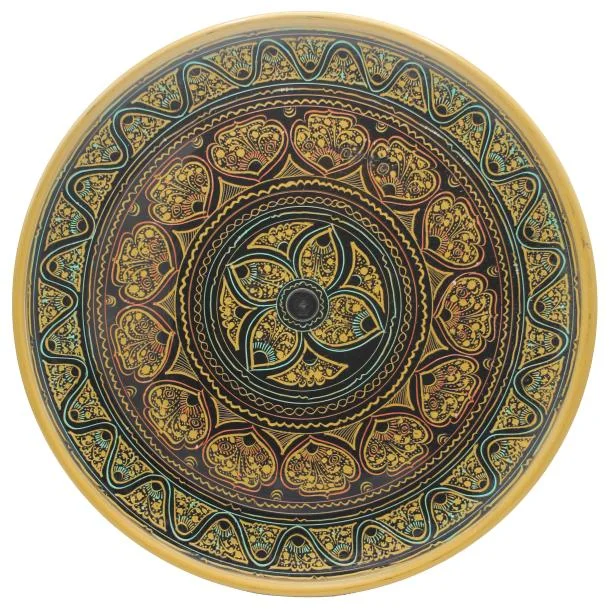 Wooden Plate Naqashi 10 inches