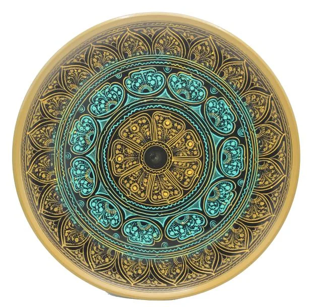 Wooden Plate Naqashi 10 inches