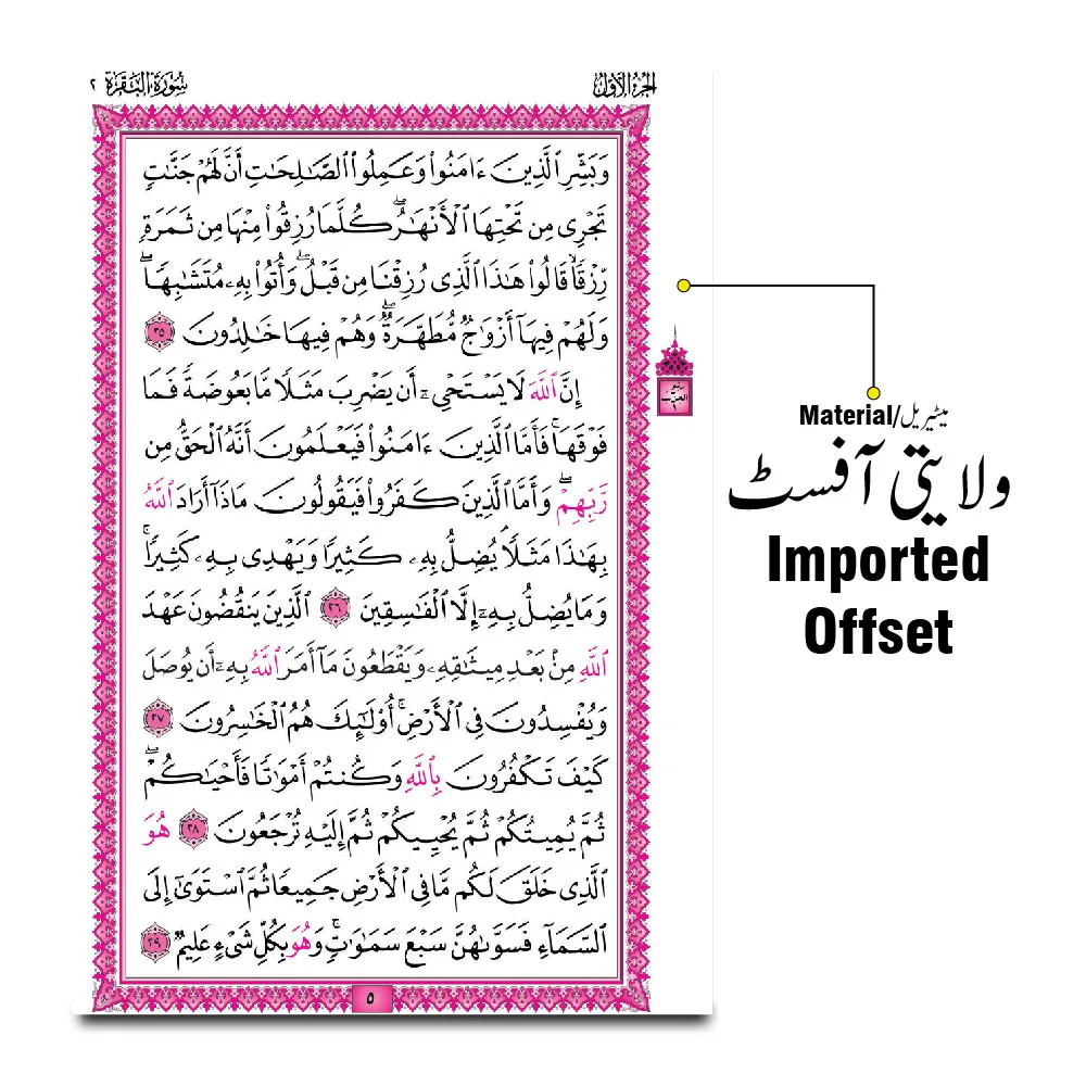 Holy Quran Uthmani Script Velvet