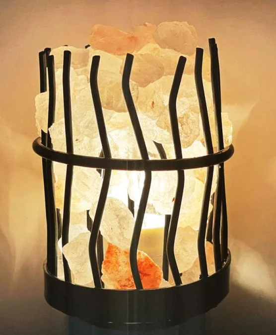 Iron Night Light Salt Lamp Small