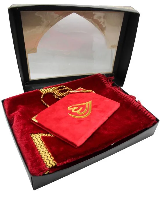 Gift pack for muslims Prayer Rug Tasbih Punjsurah Jae Namaz