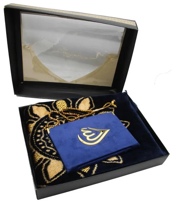 Gift pack for muslims Prayer Rug Tasbih Punjsurah Jae Namaz