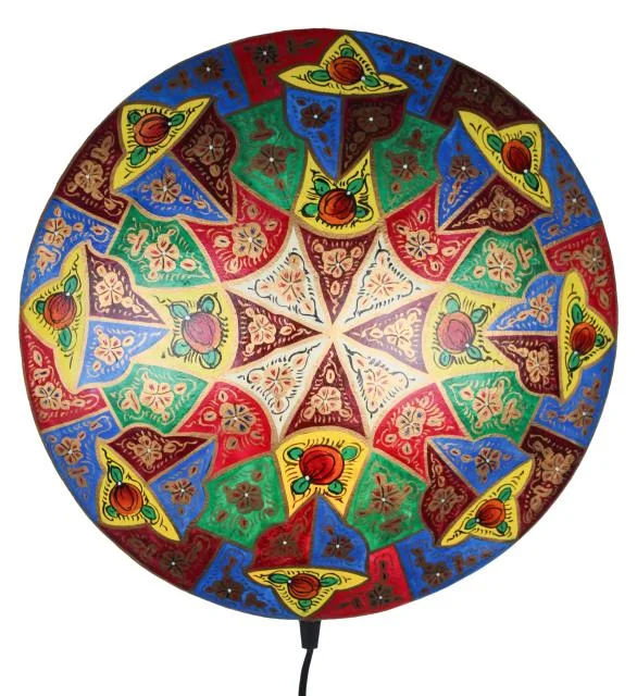 Camel Skin Wall Lamp (Plate) 15x15 inch