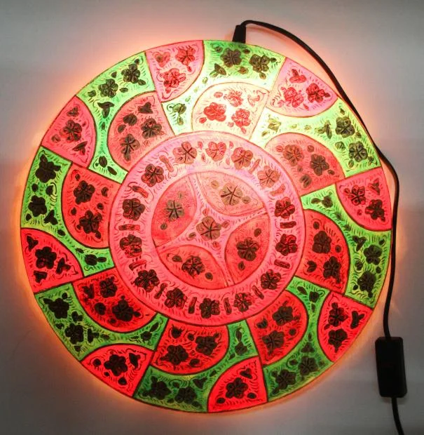 Camel Skin Wall Lamp (Plate) 15x15 inch