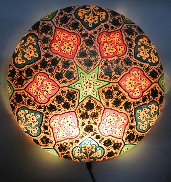 Camel Skin Wall Lamp (Plate) 15x15 inch