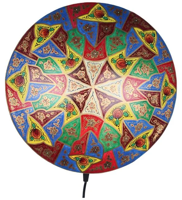 Camel Skin Wall Lamp (Plate) 15x15 inch
