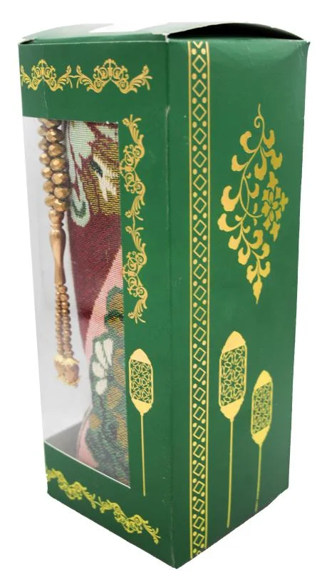 Gift pack for Muslim Prayer Rug and Tasbih