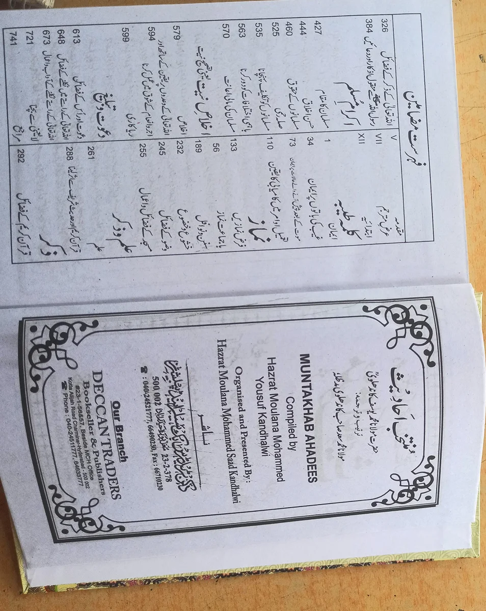 Muntakhab Ahadees Urdu Translated