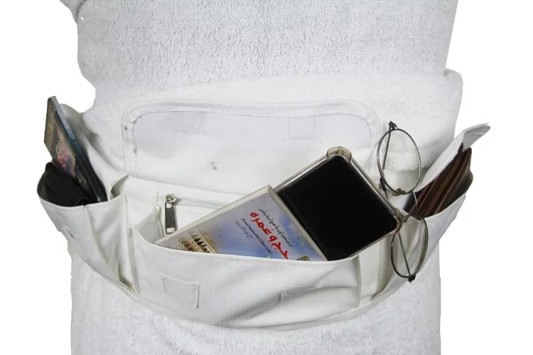 Hajj Umrah Belt (3 Pocket) white