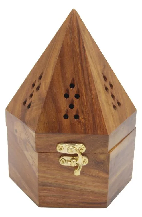 Wooden Bukhoor / Bakhoor Burner 6 sided