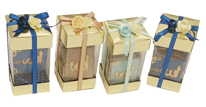 (8 Pack)Turkish Gift quran square cylinder 4x(2x2) inches
