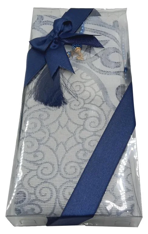 Turkish Prayer mat Beads tasbih Gift Pack 7x11 Inch
