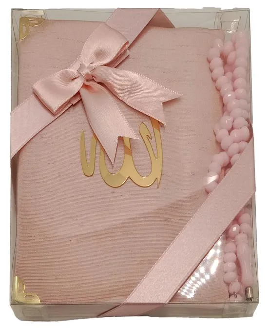 Turkish Prayer mat Beads tasbih Gift Pack 7x11 Inch
