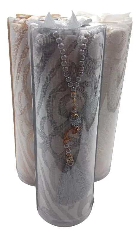 Turkish Prayer Mat Tasbih and Sura 9x11 inch