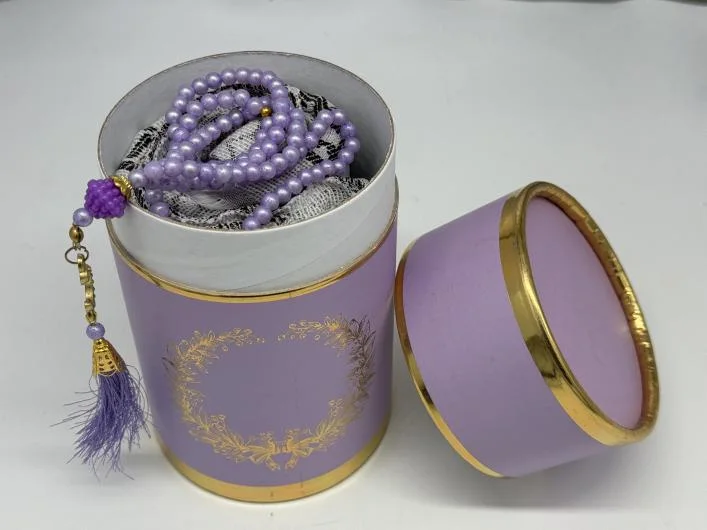 Turkish Round kaba or square Cylinder Tasbih and Prayer mat