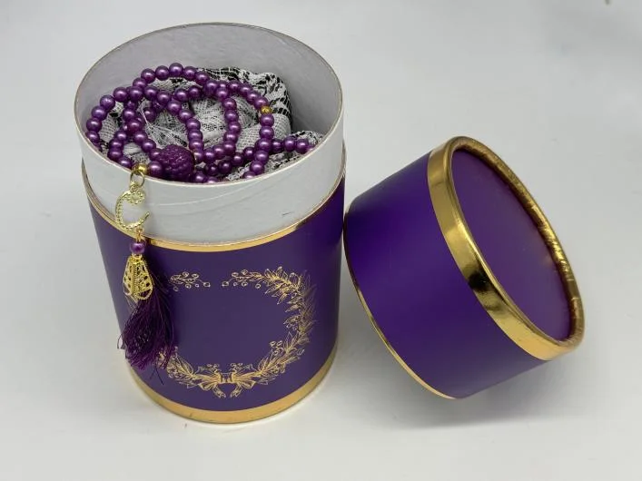Turkish Round kaba or square Cylinder Tasbih and Prayer mat