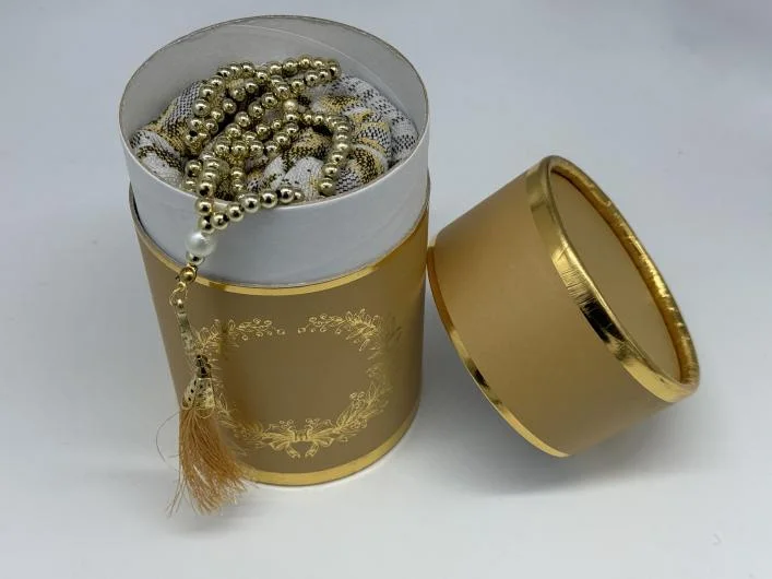 Turkish Round kaba or square Cylinder Tasbih and Prayer mat