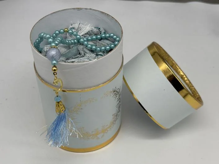 Turkish Round kaba or square Cylinder Tasbih and Prayer mat