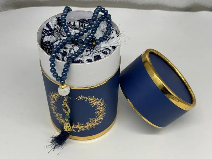 Turkish Round kaba or square Cylinder Tasbih and Prayer mat