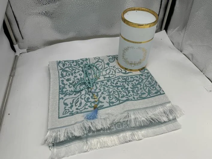 Turkish Round kaba or square Cylinder Tasbih and Prayer mat