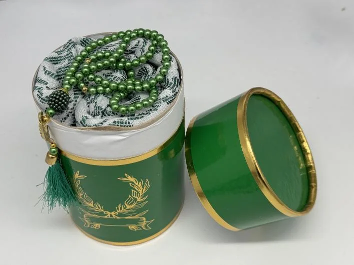 Turkish Round kaba or square Cylinder Tasbih and Prayer mat