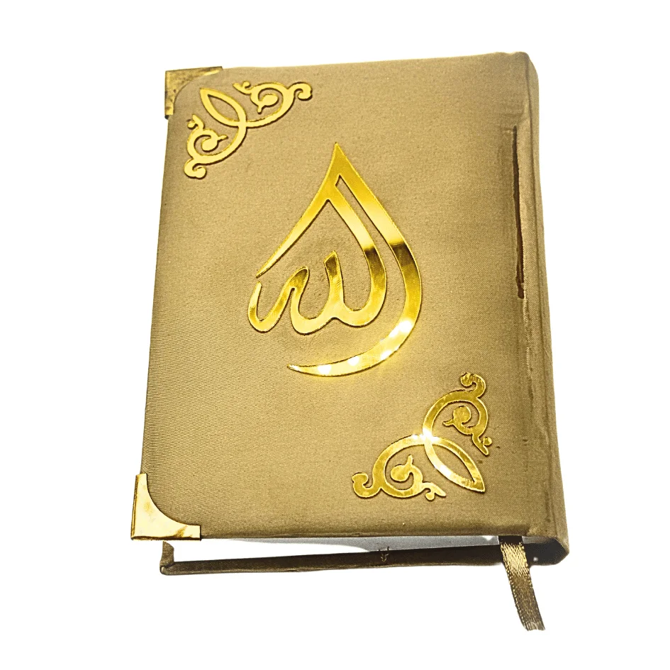 Holy Quran(15 Line Hafizi) Hilal Silk Peach With Box