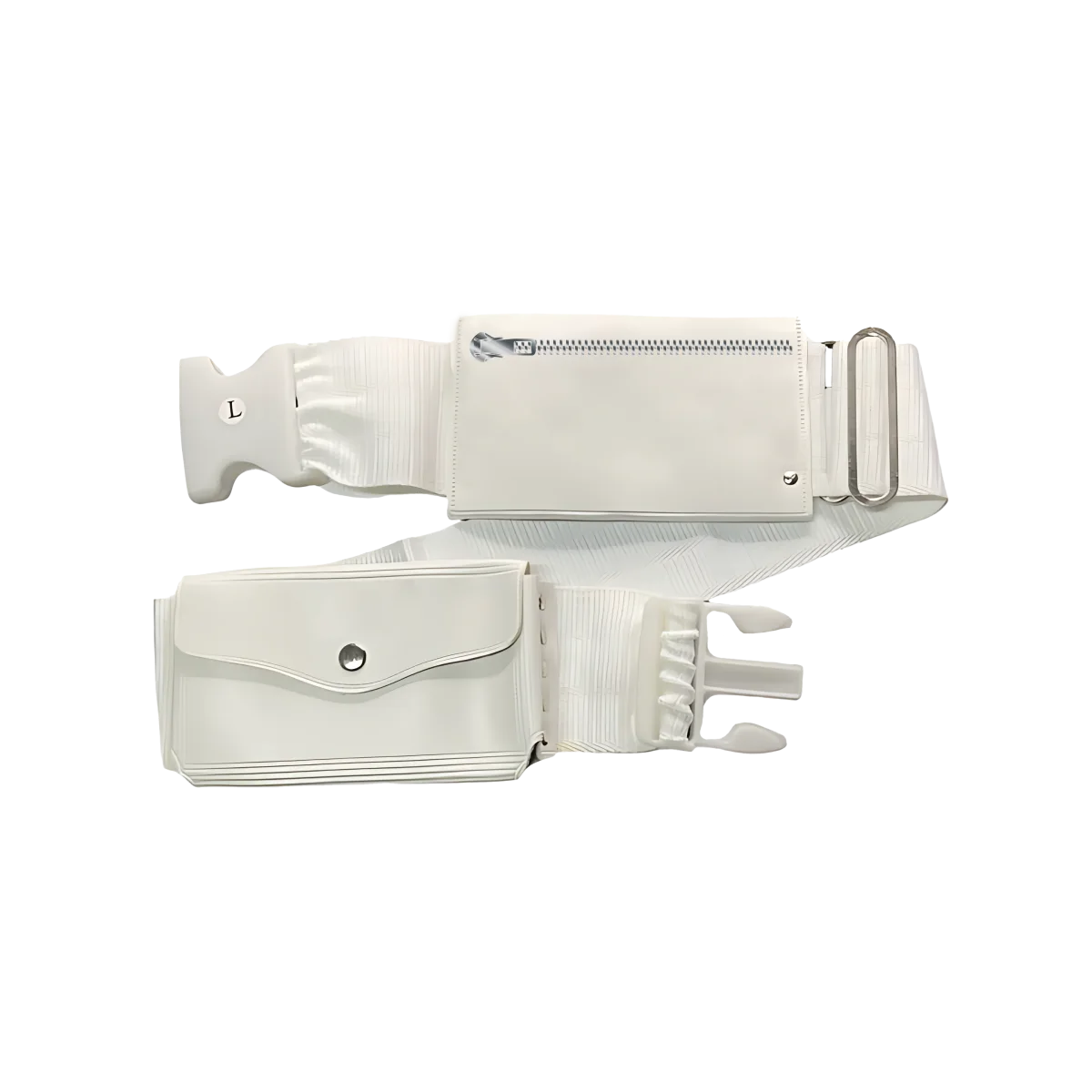 Hajj Belt white   Black (regular)