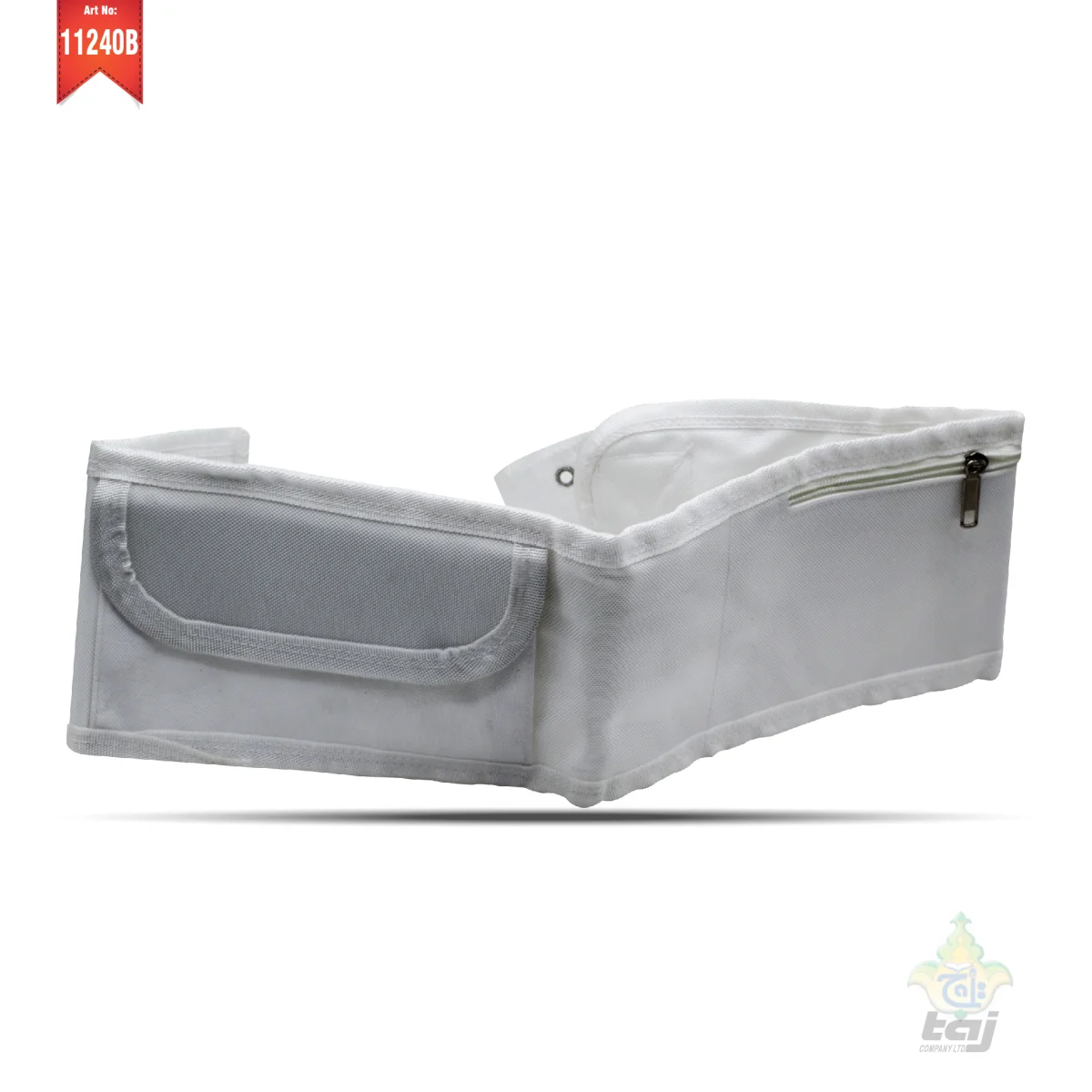 Hajj Belt white   Black (regular)