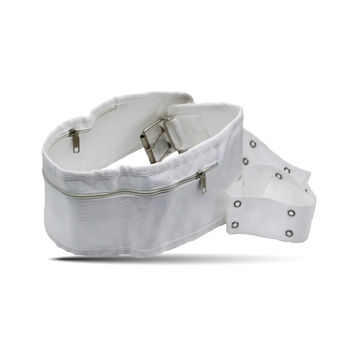 Hajj Belt white   Black (regular)